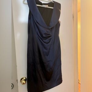 Blue Midi Evening Dress